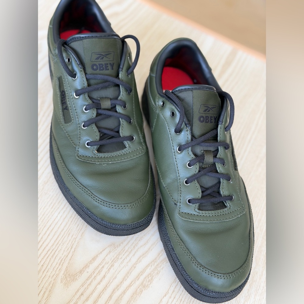 Reebok x OBEY Club C Leather Sneakers - Men’s 9.5 *Excellent Condition!